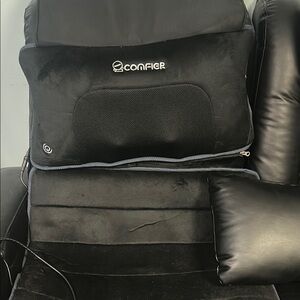 Confier Black Heated Body Massage Cushion Pad